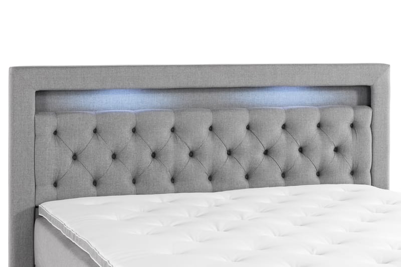 BELTRAO Komplett Sängpaket med Lyftförvaring LED-belysning 160x200 - Möbler - Sovrum - Sängar - Sängar med förvaring