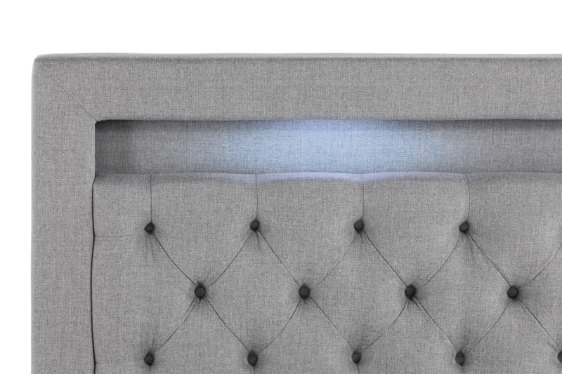 BELTRAO Komplett Sängpaket med Lyftförvaring LED-belysning 160x200 - Möbler - Sovrum - Sängar - Sängar med förvaring