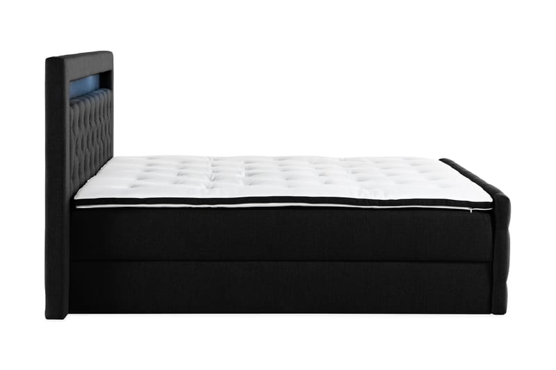 BELTRAO Komplett Sängpaket med Lyftförvaring LED-belysning 160x200 - Möbler - Sovrum - Sängar - Sängar med förvaring