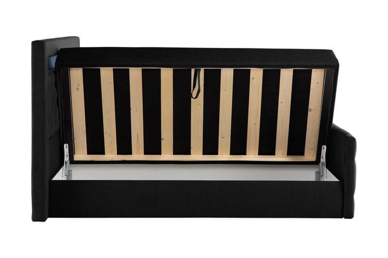 BELTRAO Komplett Sängpaket med Lyftförvaring LED-belysning 160x200 - Möbler - Sovrum - Sängar - Sängar med förvaring
