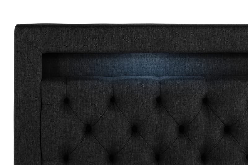 BELTRAO Komplett Sängpaket med Lyftförvaring LED-belysning 160x200 - Möbler - Sovrum - Sängar - Sängar med förvaring