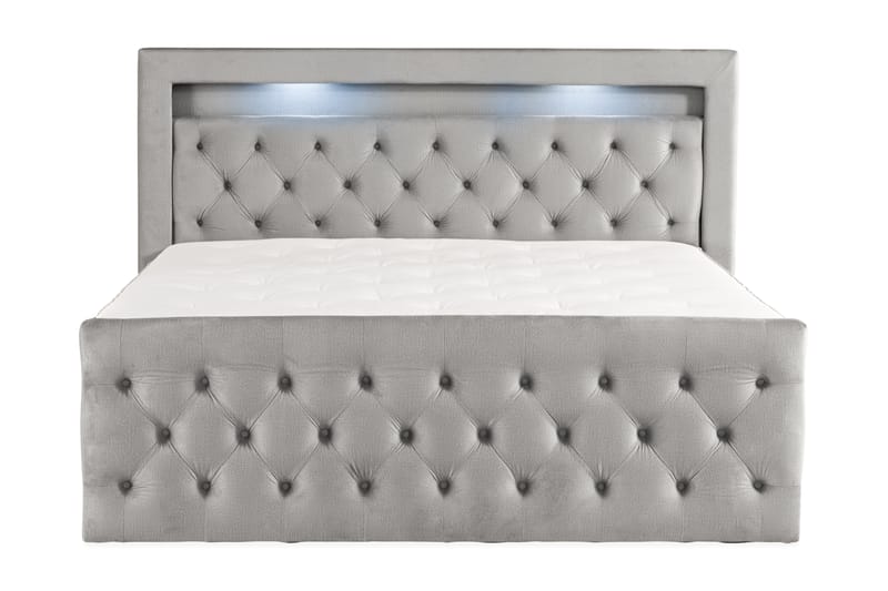 BELTRAO Komplett Sängpaket med Lyftförvaring LED-belysning 160x200 - Möbler - Sovrum - Sängar - Sängar med förvaring