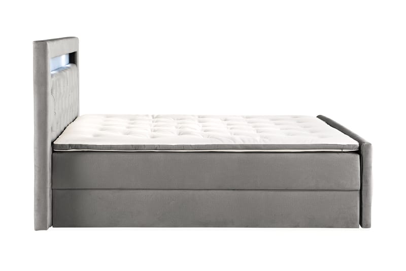 BELTRAO Komplett Sängpaket med Lyftförvaring LED-belysning 160x200 - Möbler - Sovrum - Sängar - Sängar med förvaring