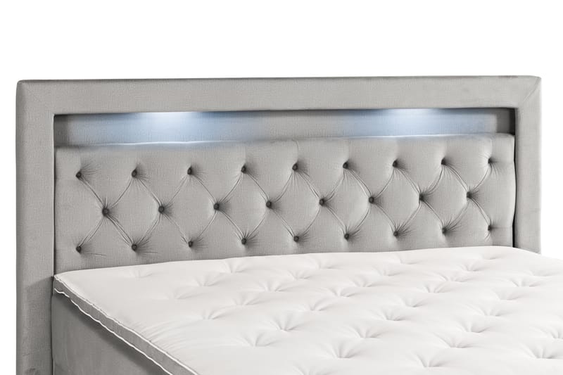 BELTRAO Komplett Sängpaket med Lyftförvaring LED-belysning 160x200 - Möbler - Sovrum - Sängar - Sängar med förvaring