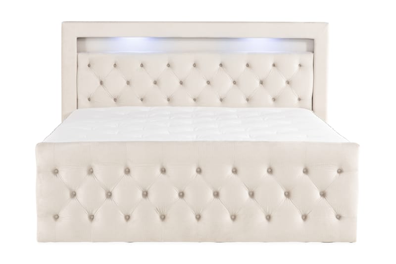 BELTRAO Komplett Sängpaket med lyftförvaring LED-belysning 180x200 - Möbler - Sovrum - Sängar - Sängar med förvaring