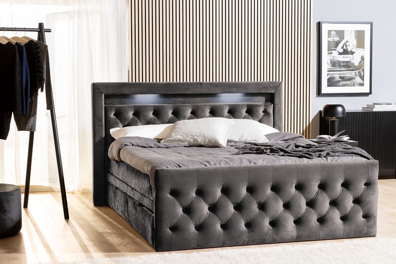 BELTRAO Sängpaket 180x200 med Lådförvaring - Sängar med förvaring - Komplett Sängpaket