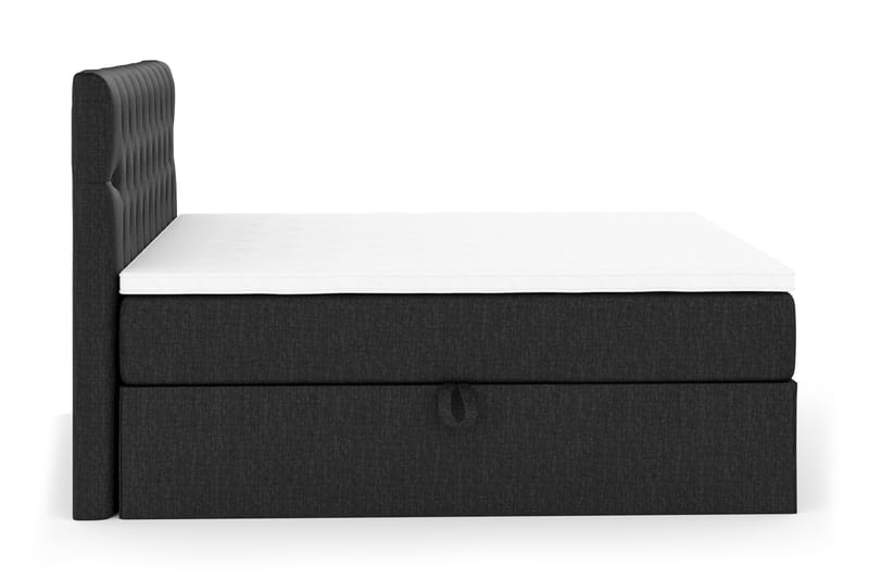 BOXBED 160 Förvaringssäng - Sängpaket Svart/Grå - Möbler - Sovrum - Sängar - Komplett Sängpaket