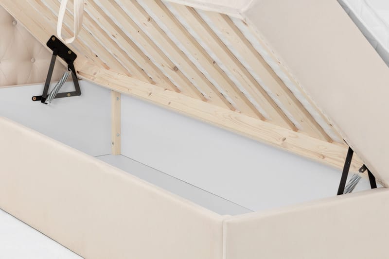 Boxy Box Bed 160x200 cm - Beige - Möbler - Sovrum - Sängar - Sängar med förvaring