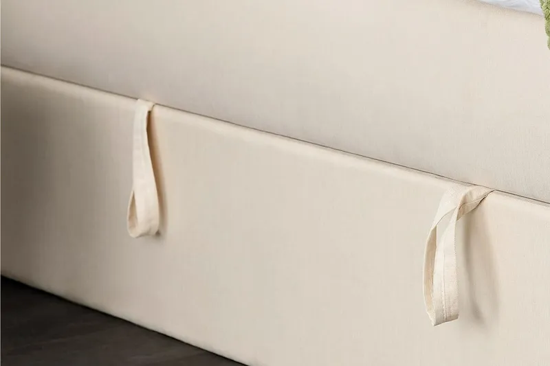 Boxy Box Bed Säng med Förvaring 120x200 cm - Beige - Möbler - Sovrum - Sängar - Sängar med förvaring