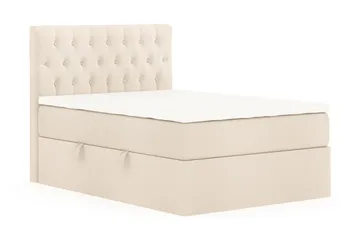 Boxy Box Bed Säng med Förvaring 120x200 cm - Beige - Möbler - Sovrum - Sängar - Sängar med förvaring