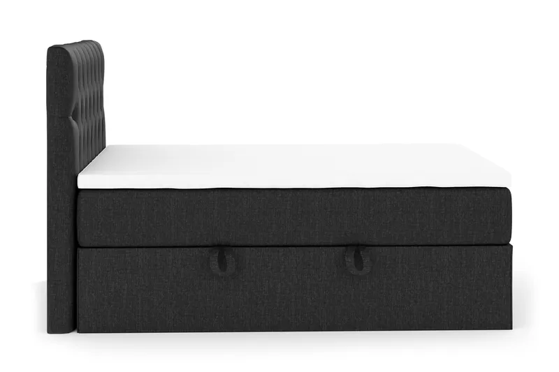 Boxy Komplett Sängpaket Box Bed 120x200 cm - Svart/Grå - Möbler - Sovrum - Sängar - Ramsäng