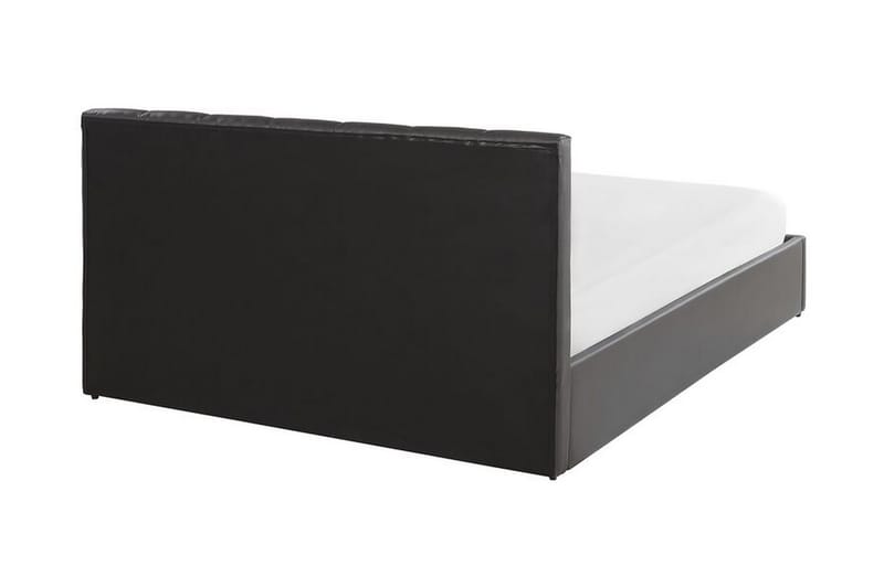 CHARPONT Förvaringssäng 140x200 cm Konstläder/Grå - Möbler - Sovrum - Sängar - Sängar med förvaring