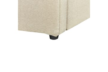 Säng med förvaring Dreux - Beige, svart, 160x200 cm - Möbler - Sovrum - Sängram & sängstomme