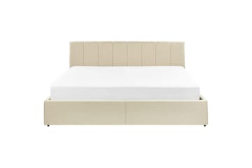 Säng med förvaring Dreux - Beige, svart, 180x200 cm - Möbler - Sovrum - Sängram & sängstomme