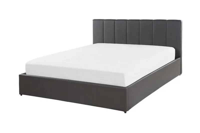 Dreuxa Förvaringssäng 140x200 cm - Konstläder/Grå - Möbler - Sovrum - Sängar - Sängar med förvaring