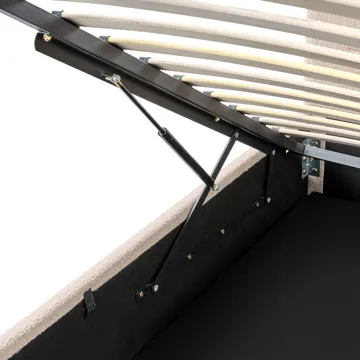 Dubbelsäng Massognes 180x200 cm - Beige - Möbler - Sovrum - Sängar - Sängar med förvaring