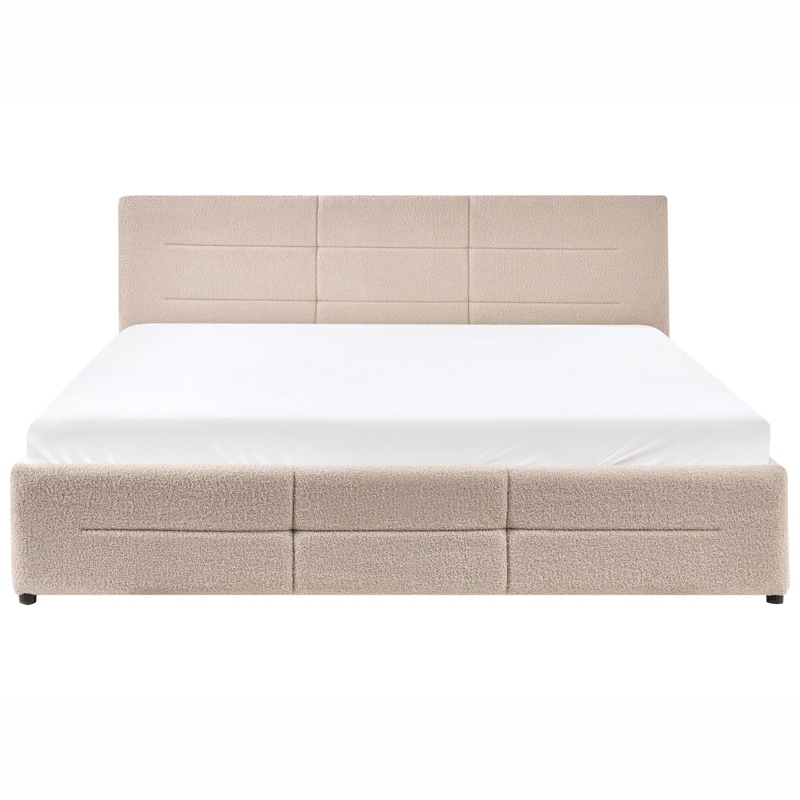 Dubbelsäng Massognes 180x200 cm - Beige - Möbler - Sovrum - Sängar - Sängar med förvaring