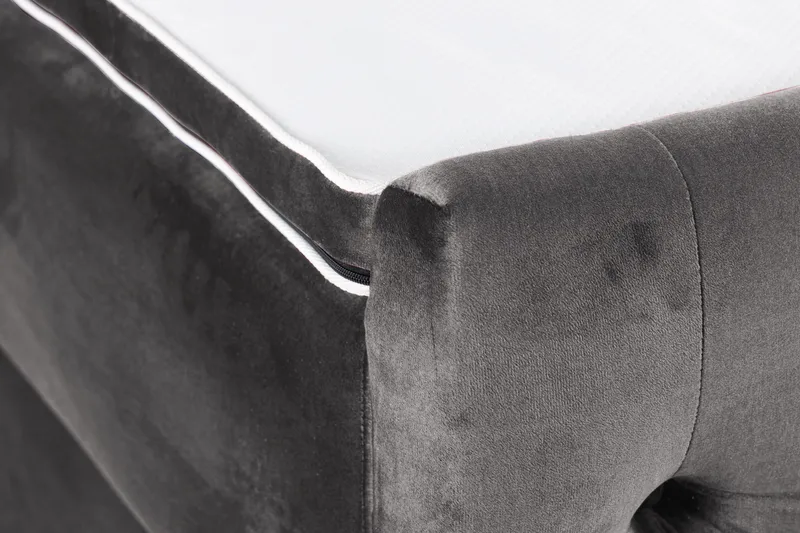 Francisco Komplett Sängpaket med Lyftförvaring LED-belysning 180x200 - Mörkgrå - Möbler - Sovrum - Sängar - Komplett Sängpaket