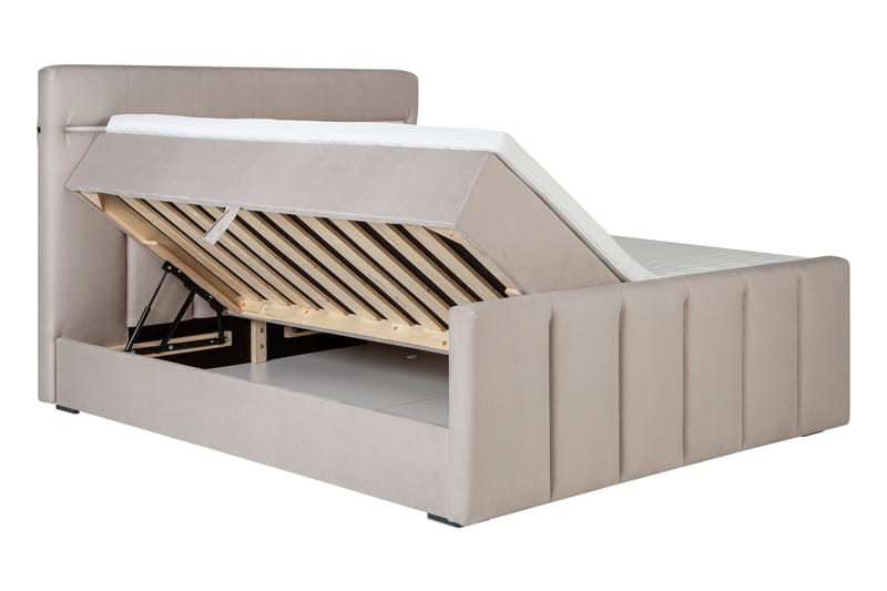 FRIDHEM Sängpaket Förvaringssäng 180x200 cm Beige - Möbler - Sovrum - Sängar - Sängar med förvaring