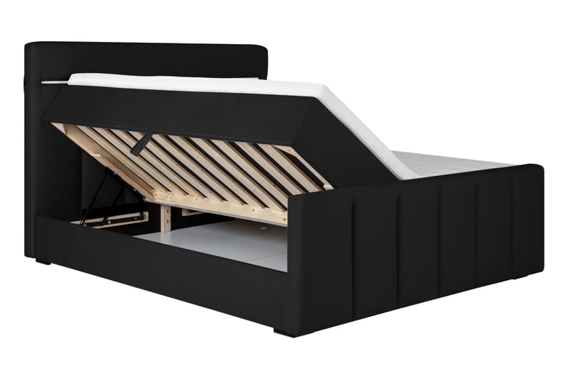 FRIDHEM Sängpaket Förvaringssäng 180x200 cm Mörkgrå - Möbler - Sovrum - Sängar - Sängar med förvaring