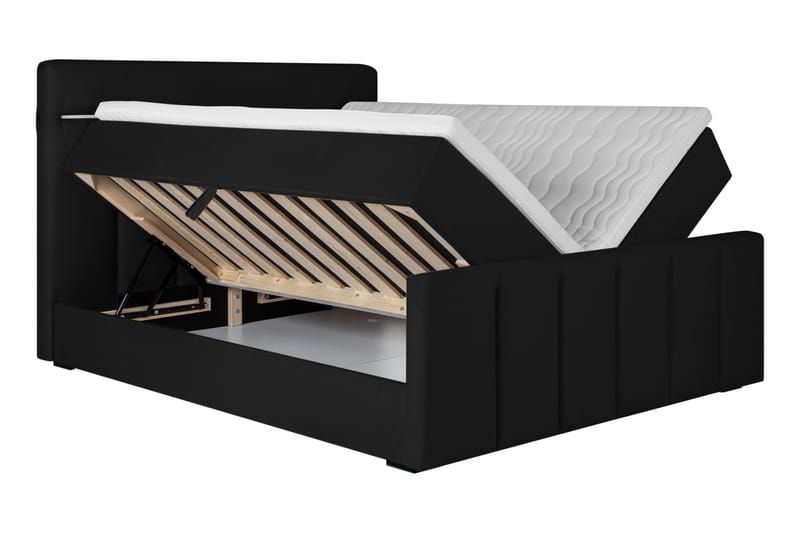 FRIDHEM Sängpaket Förvaringssäng 180x200 cm Mörkgrå - M�öbler - Sovrum - Sängar - Sängar med förvaring