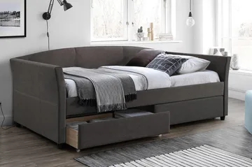 Genesis Säng 90x200 cm - Grå - Möbler - Sovrum - Sängar - Sängar med förvaring