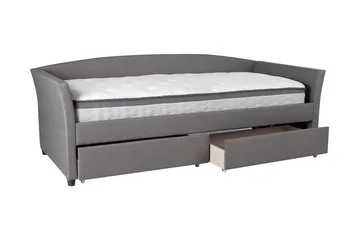 Genesis Säng 90x200 cm - Grå - Möbler - Sovrum - Sängar - Sängar med förvaring
