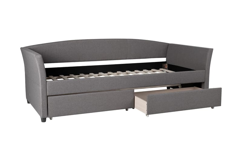 Genesis Säng 90x200 cm - Grå - Möbler - Sovrum - Sängar - Sängar med förvaring