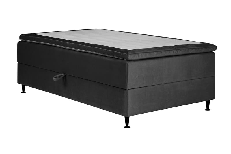 Happy Pluss Säng med Förvaring 90x200 - Mörkgrå - Möbler - Sovrum - Sängar - Komplett Sängpaket