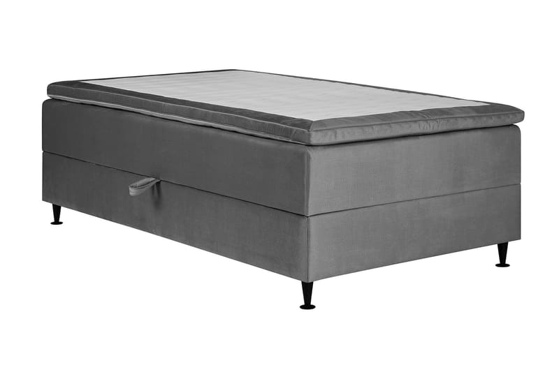 Happy Pluss Säng med Förvaring 90x200 - Grå - Möbler - Sovrum - Sängar - Komplett Sängpaket