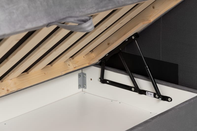 Happy Plus Sängpaket Förvaringssäng 180x200 cm   Grå - Grå - Möbler - Sovrum - Sängar - Ramsäng