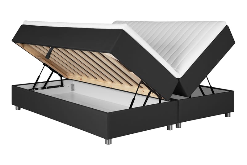 JOLLY Sängpaket Förvaringssäng 180x200 cm Mörkgrå - Mörkgrå - Komplett Sängpaket - Sängar med förvaring