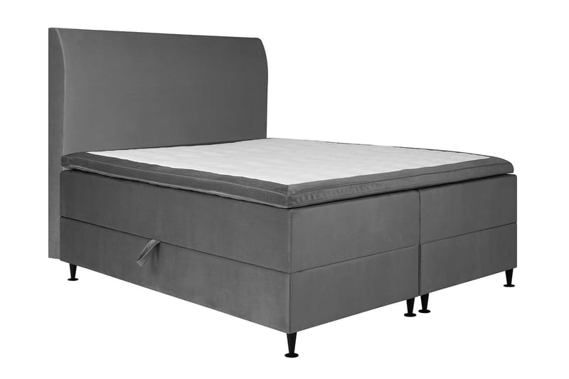 JOLLY PLUSS Sängpaket Förvaringssäng 160x200 cm Grå - Grå - Komplett Sängpaket - Sängar med förvaring