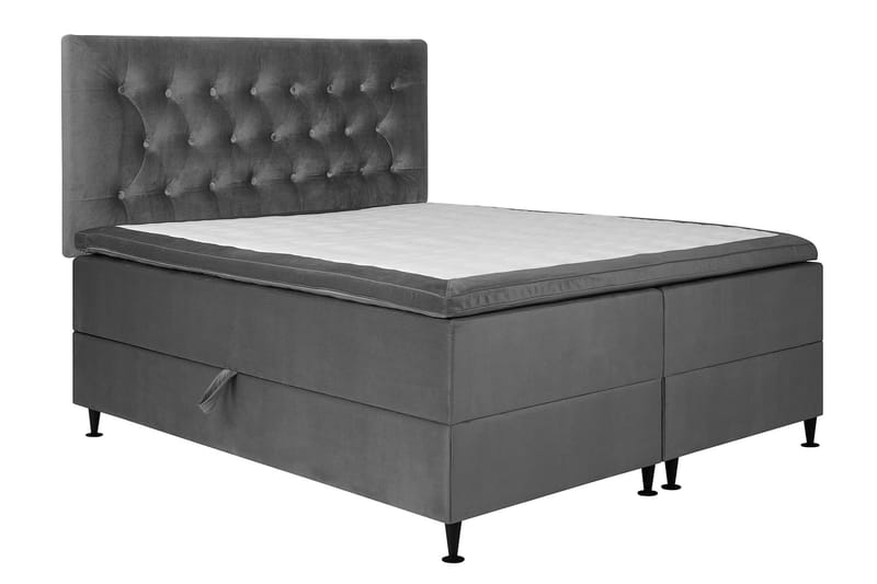 JOLLY PLUSS Sängpaket Förvaringssäng 160x200 cm Grå - Grå - Möbler - Sovrum - Sängar - Komplett Sängpaket