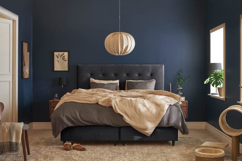 JOLLY PLUSS Sängpaket Förvaringssäng 180x200 cm Mörkgrå - Mörkgrå - Möbler - Sovrum - Sängar - Komplett Sängpaket