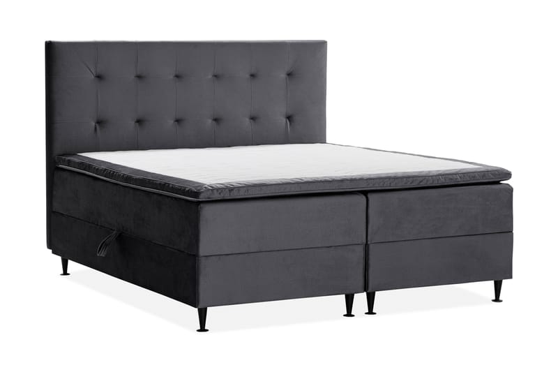 JOLLY PLUSS Sängpaket Förvaringssäng 180x200 cm Mörkgrå - Mörkgrå - Möbler - Sovrum - Sängar - Komplett Sängpaket