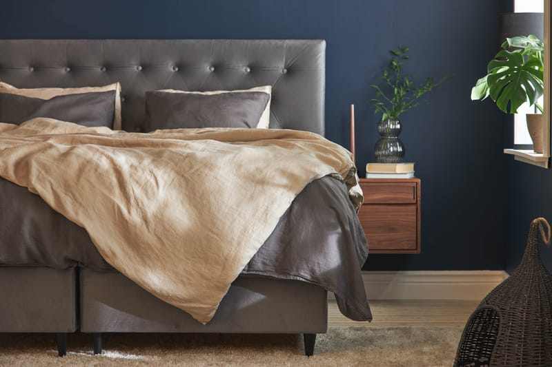 JOLLY PLUSS Sängpaket Förvaringssäng 180x200 cm Grå - Grå - Möbler - Sovrum - Sängar - Komplett Sängpaket