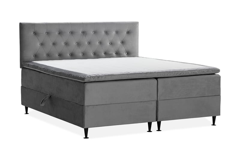 JOLLY PLUSS Sängpaket Förvaringssäng 180x200 cm Grå - Grå - Möbler - Sovrum - Sängar - Komplett Sängpaket