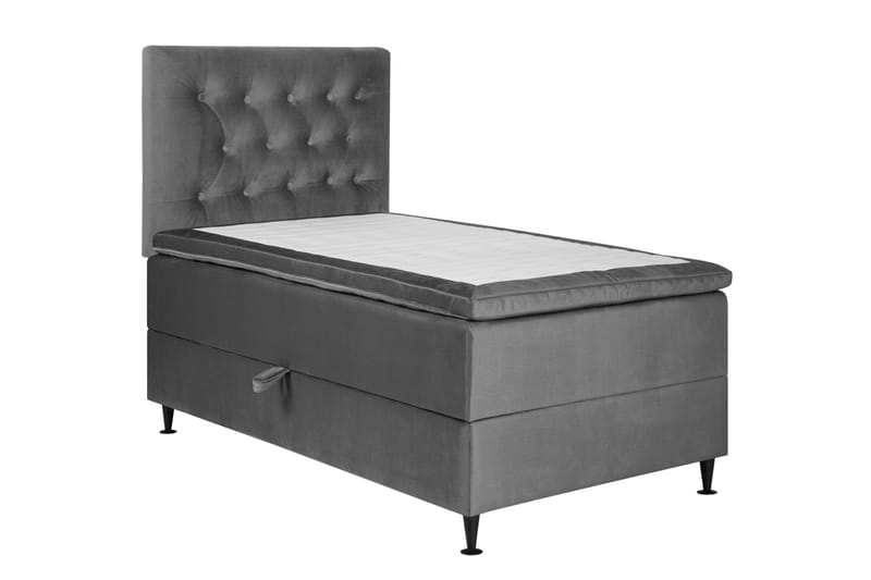 JOLLY PLUSS Sängpaket Förvaringssäng 90x200 cm Grå - Grå - Möbler - Sovrum - Sängar - Komplett Sängpaket
