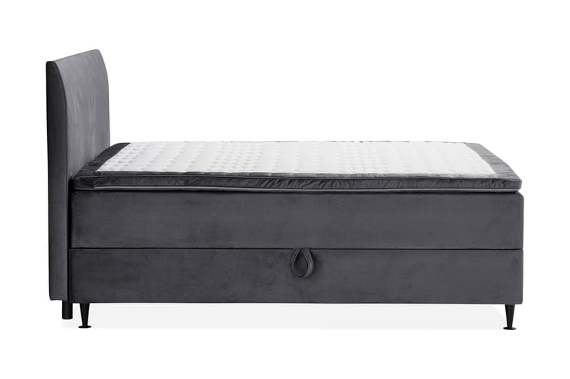 JOLLY PLUSS Sängpaket Förvaringssäng 180x200 cm Mörkgrå - Mörkgrå - Komplett Sängpaket - Sängar med förvaring