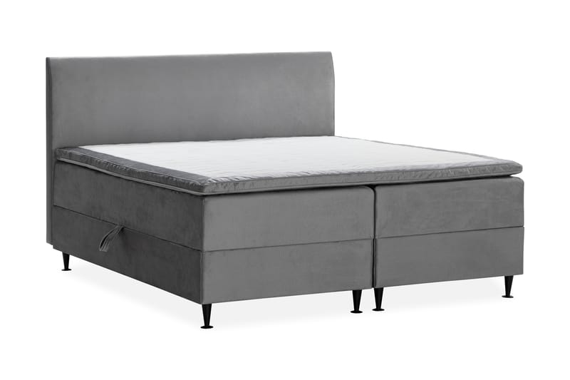 JOLLY PLUSS Sängpaket Förvaringssäng 180x200 cm Grå - Grå - Möbler - Sovrum - Sängar - Komplett Sängpaket