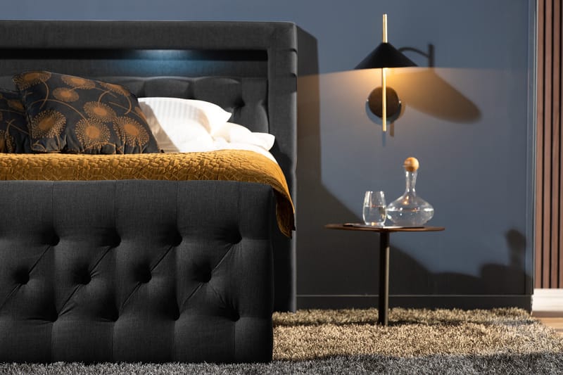 Kontinentalsäng Cloud47 Francisco Sängpaket Black Lådor - Möbler - Sovrum - Sängar - Sängar med förvaring