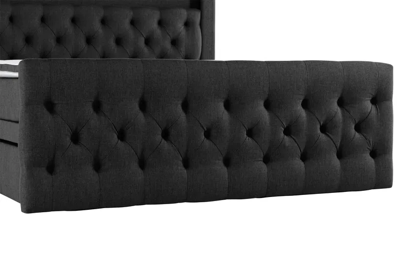 Kontinentalsäng Cloud47 Francisco Sängpaket Black Lådor - Möbler - Sovrum - Sängar - Sängar med förvaring