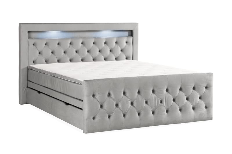 Kontinentalsäng Cloud47 Francisco Sängpaket Dark grey? Lådor - Möbler - Sovrum - Sängar - Sängar med förvaring