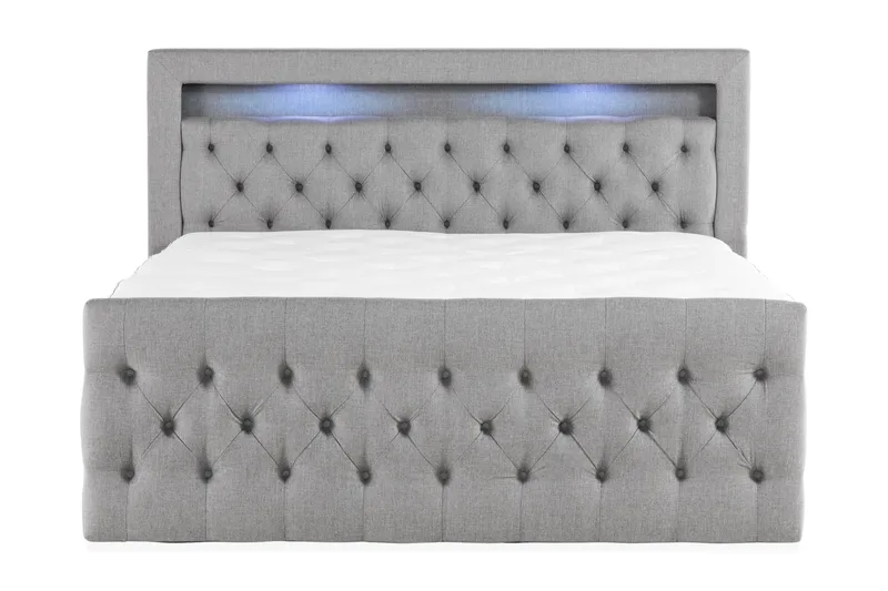 Kontinentalsäng Cloud47 Francisco Sängpaket Grey Lådor