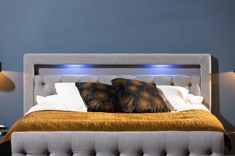 Kontinentalsäng Cloud47 Francisco Sängpaket Grey Lådor - Möbler - Sovrum - Sängar - Sängar med förvaring