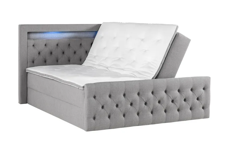 Kontinentalsäng Cloud47 Francisco Sängpaket Grey Lift-Up förvaring - Möbler - Sovrum - Sängar - Sängar med förvaring