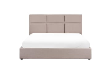 Säng med förvaring Lagord - Taupe, svart, 180x200 cm - Möbler - Sovrum - Sängram & sängstomme