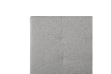 Säng med förvaring Lorient - Grå/Polyester, 180x200 cm - Möbler - Sovrum - Sängram & sängstomme
