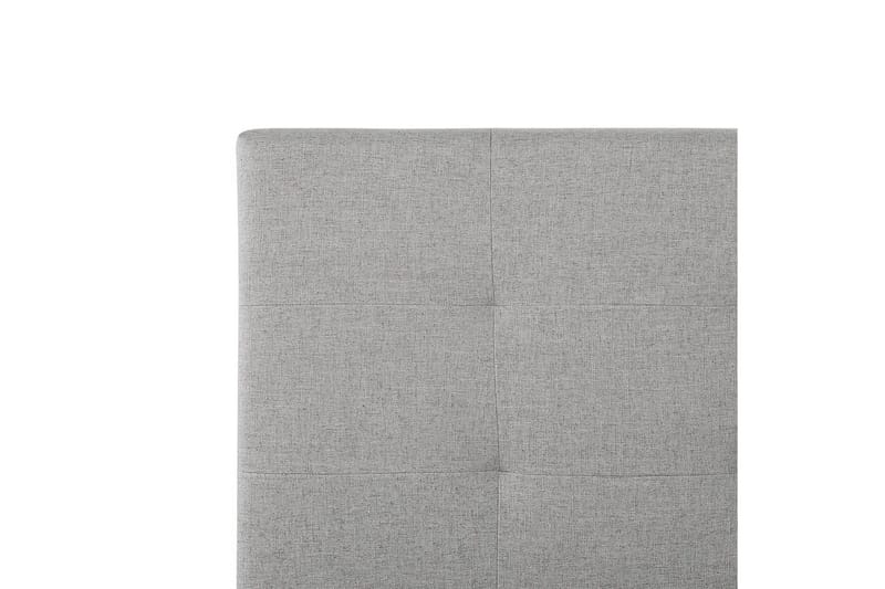Säng med förvaring Lorient - Grå/Polyester, 180x200 cm - Möbler - Sovrum - Sängram & sängstomme